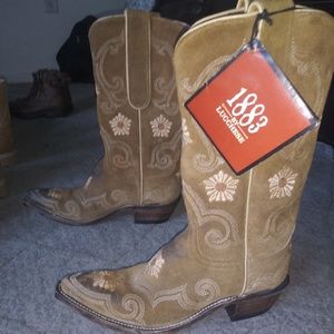 Leather Cowgirl Boots